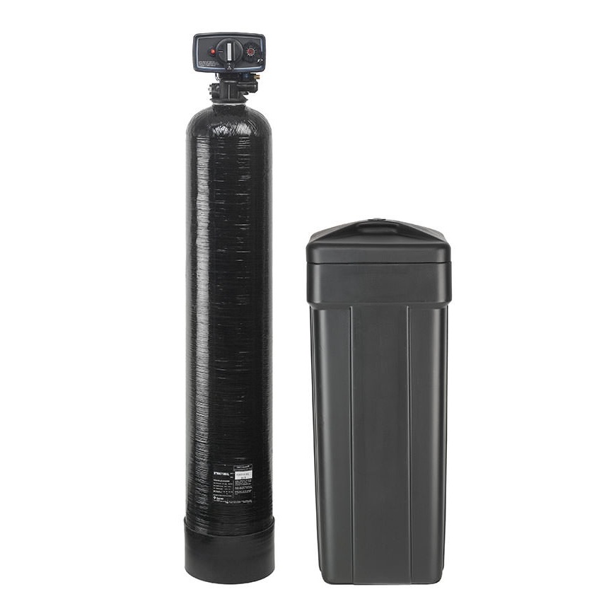 Downflow Softener System - Professional water softener with control head and brine tank