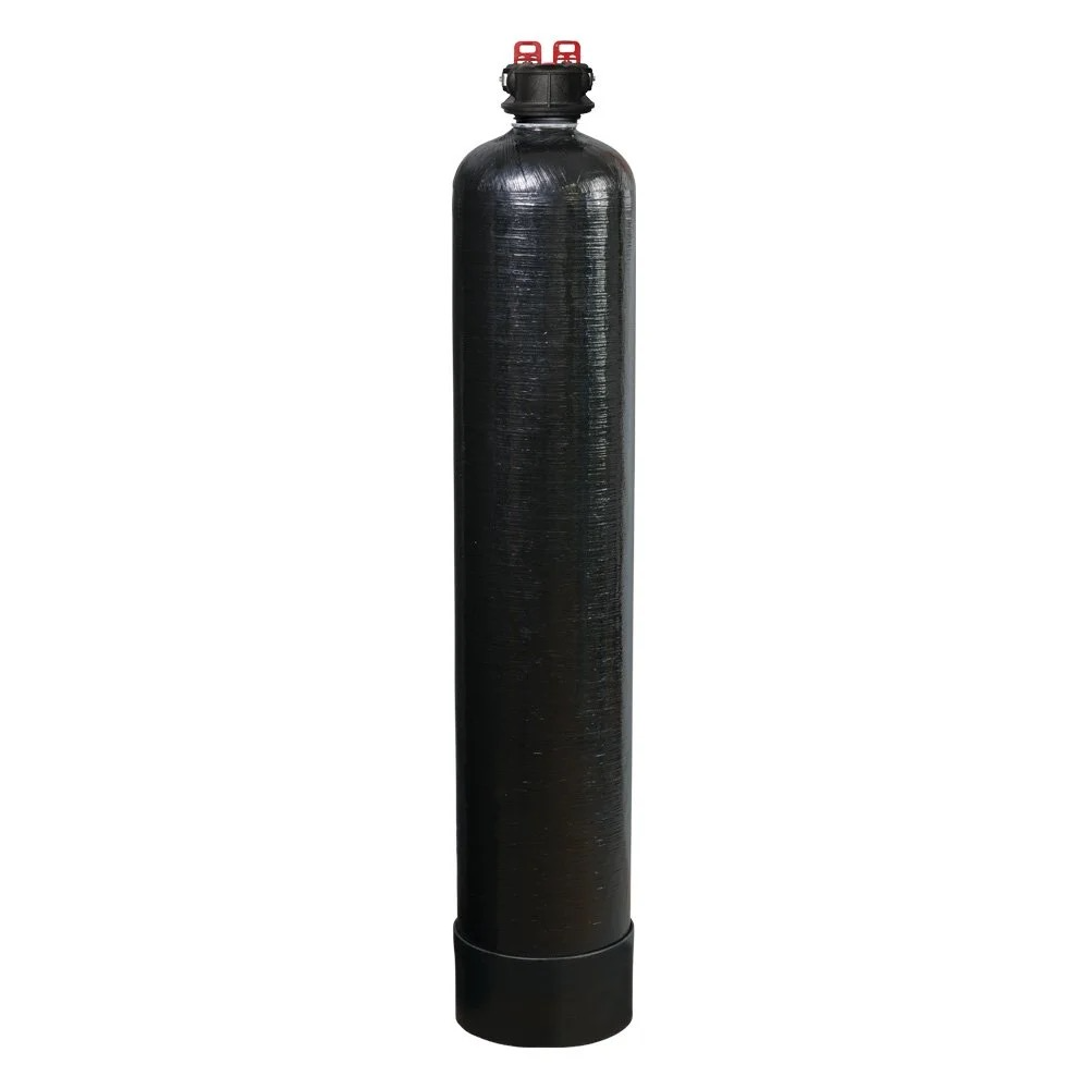 Whole House Carbon Filter Tank - Professional black composite tank with non-regenerating valve